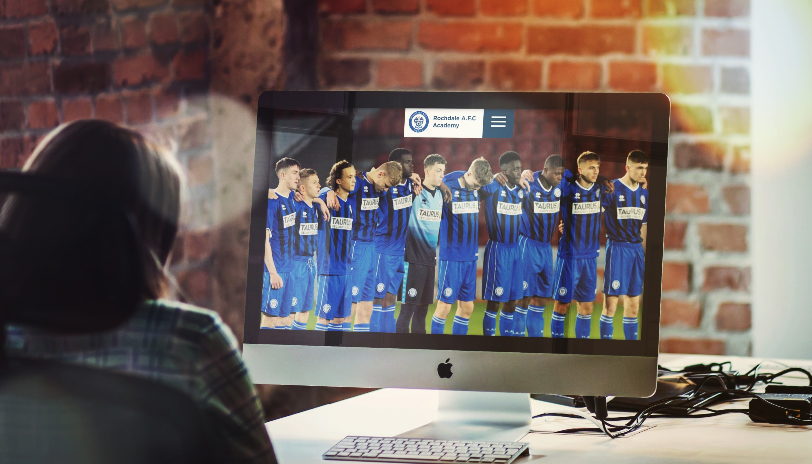 Rochdale Website Design for Rochdale AFC