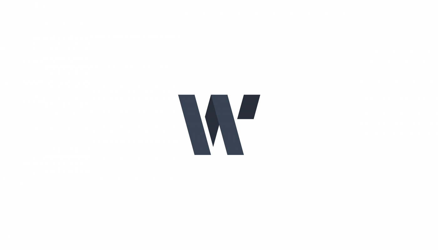 Letter W font design for 36daysoftype