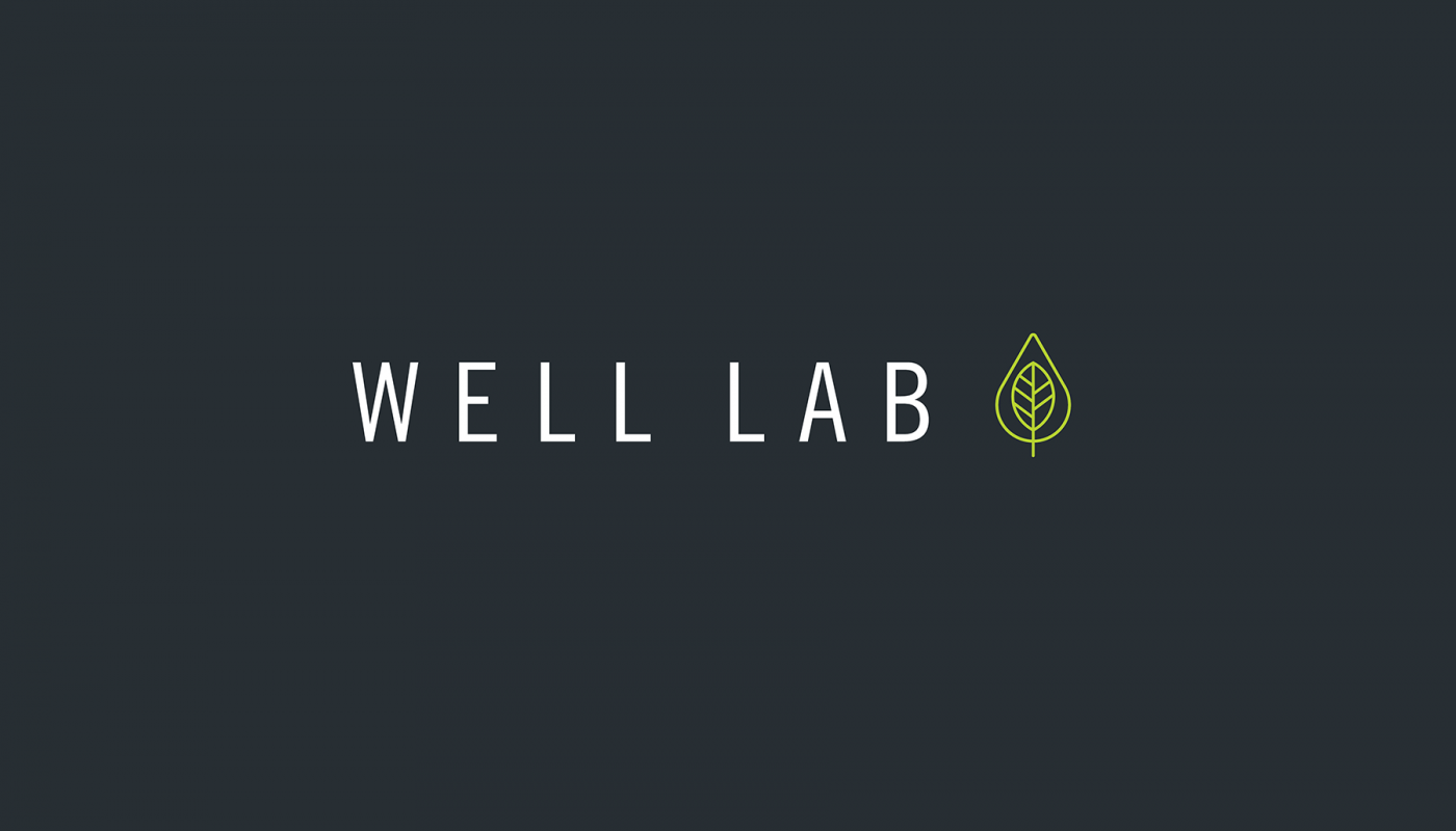 Logo design and branding showing a leaf icon for a CBD Oil Company